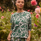 Nancybird Tasmin Boxy Tee in Parsley - the tartan fox