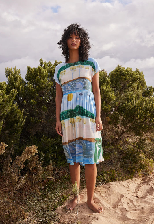 Nancybird Tathra Dress in Glenrock - the tartan fox