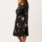 Nancybird Terra Wrap Dress in Haze - the tartan fox
