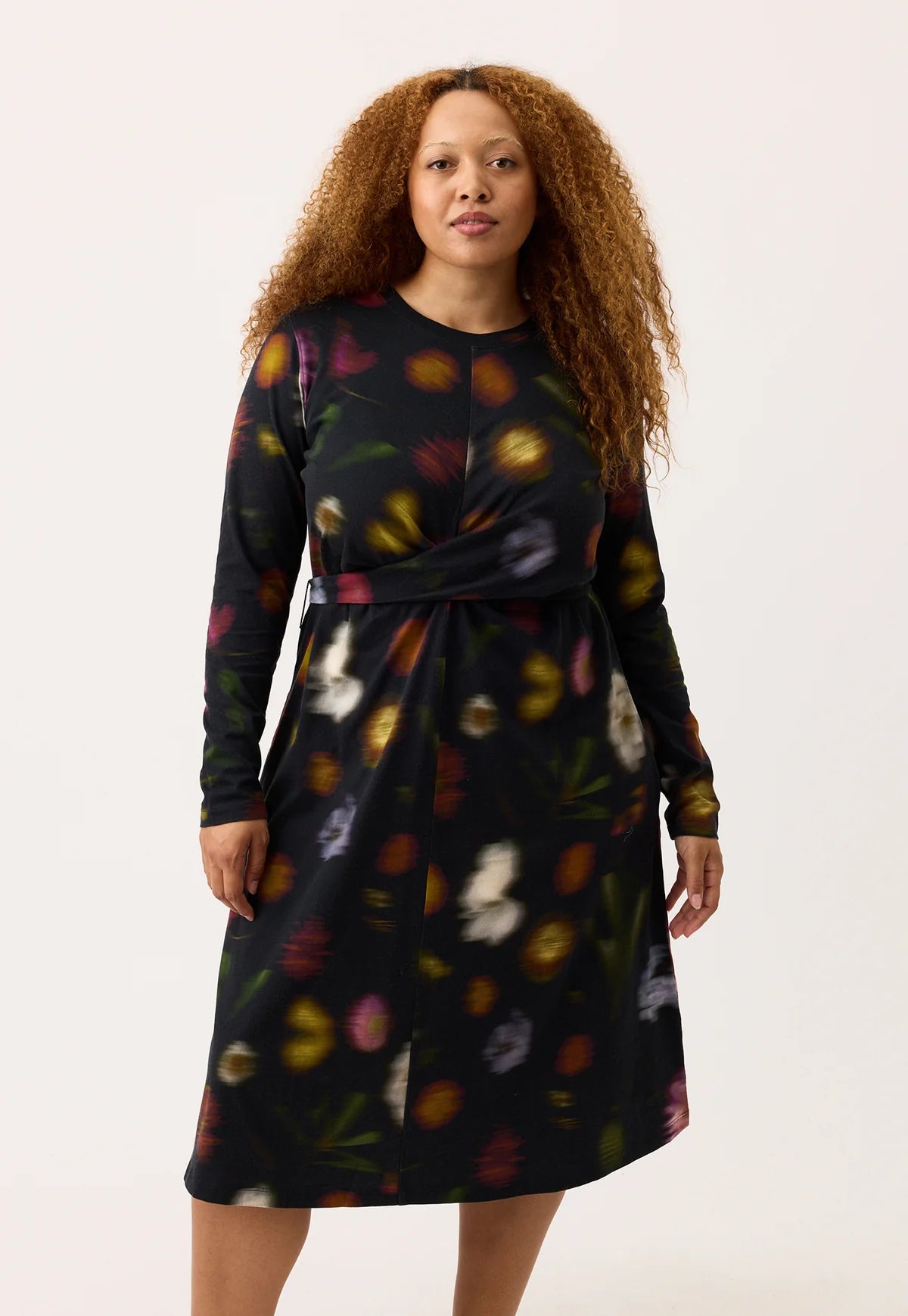 Nancybird Terra Wrap Dress in Haze - the tartan fox