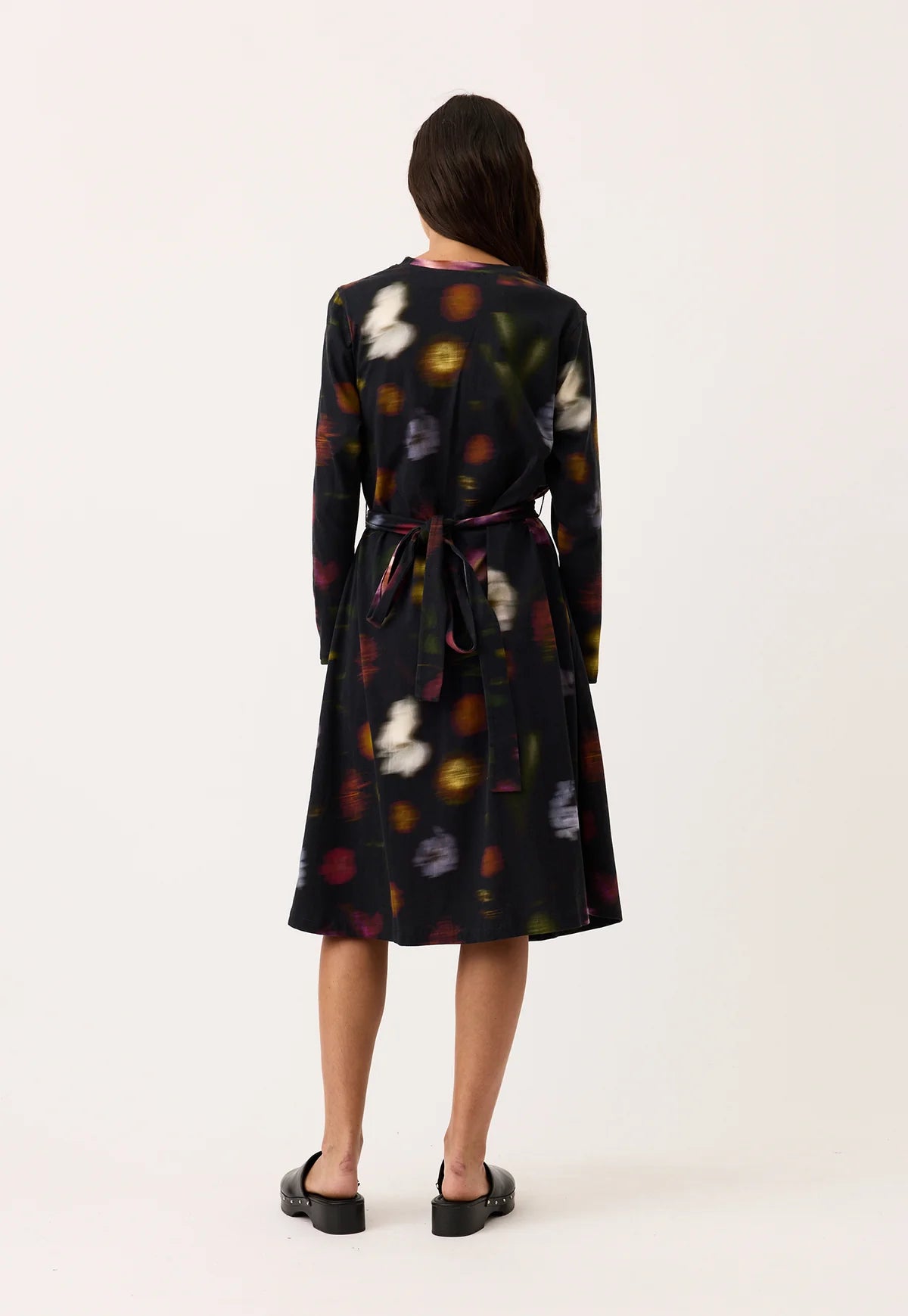 Nancybird Terra Wrap Dress in Haze - the tartan fox