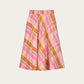 Nancybird Wave Skirt in Pink Check - the tartan fox