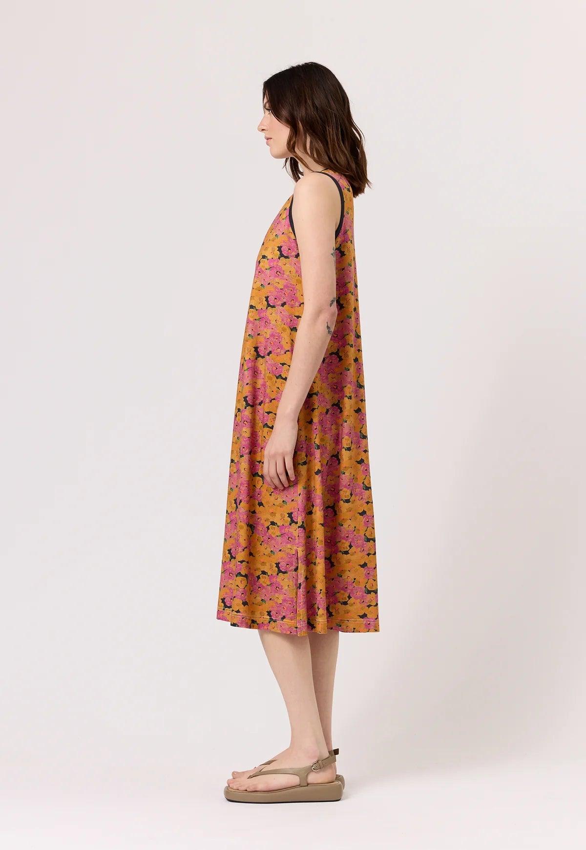 Nancybird Wren Tank Dress in Sunset Floral - the tartan fox