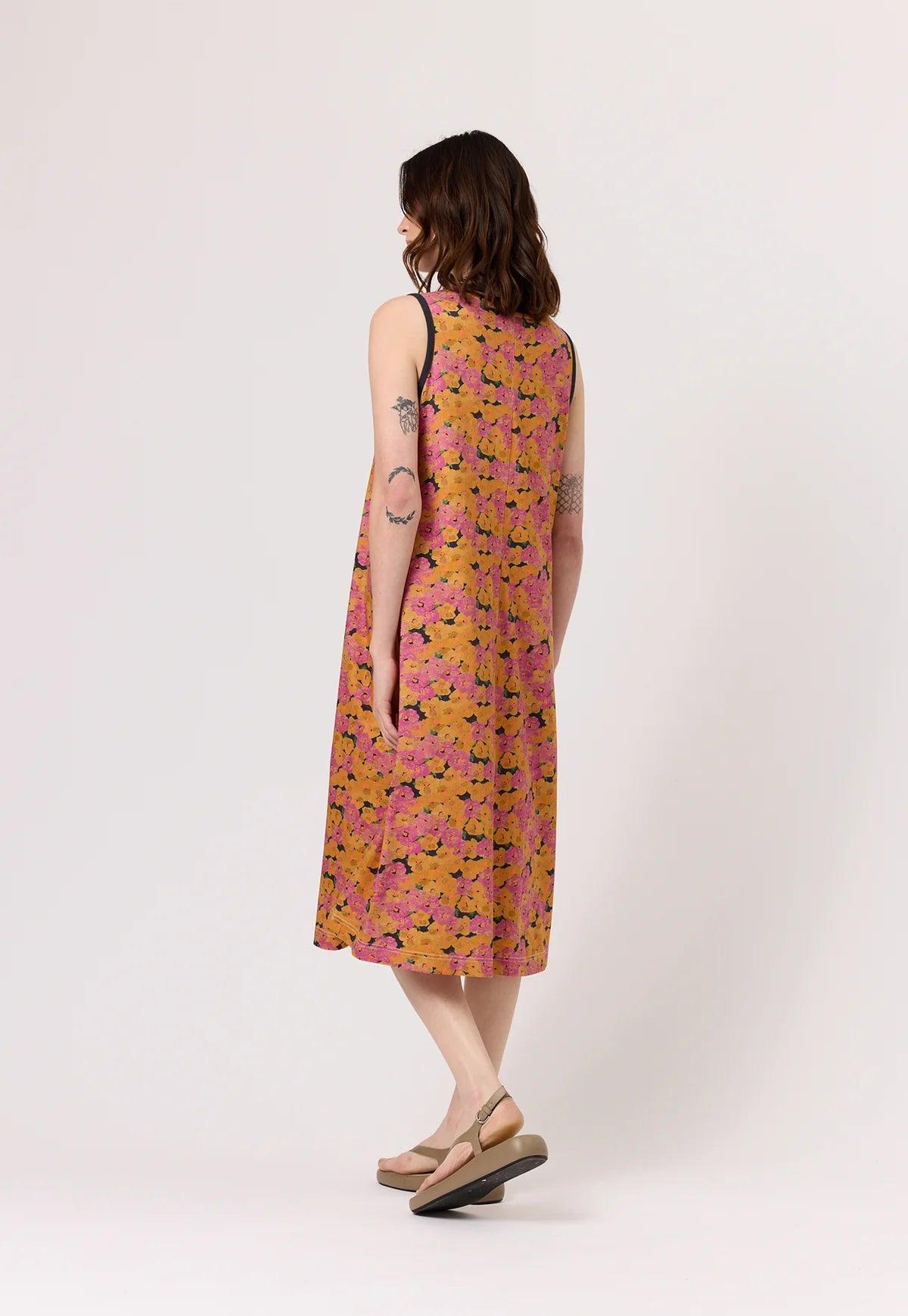 Nancybird Wren Tank Dress in Sunset Floral - the tartan fox