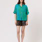 Nancybird Yaya Shirt in Verdant Check - the tartan fox