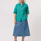 Nancybird Yaya Shirt in Verdant Check - the tartan fox