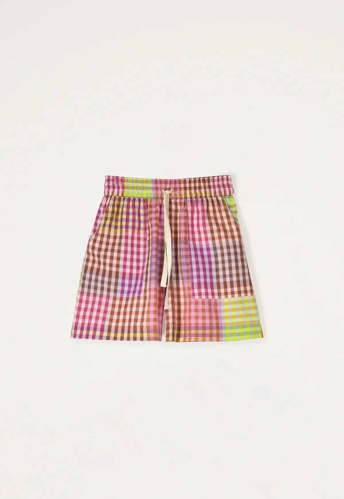 Nancybird Zana Short in Sunrise Check - the tartan fox