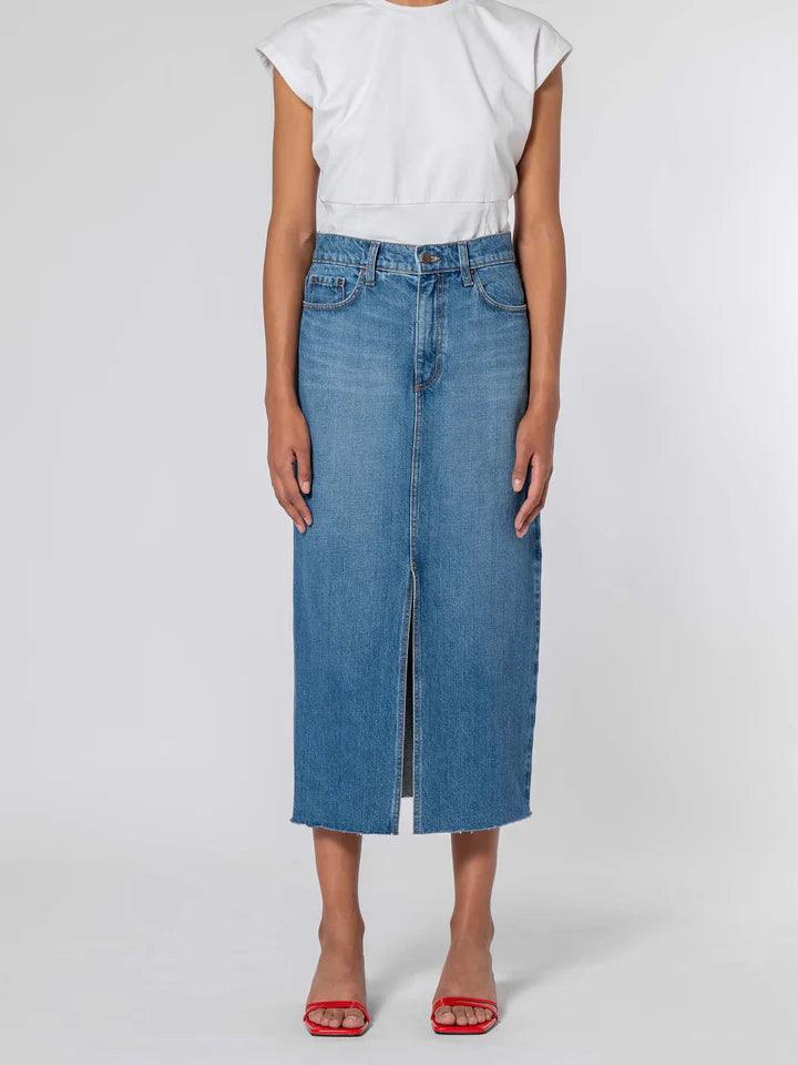 Nobody Denim Avery Skirt in Champion - the tartan fox