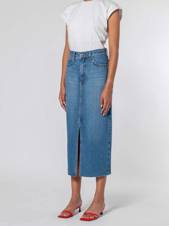 Nobody Denim Avery Skirt in Champion - the tartan fox