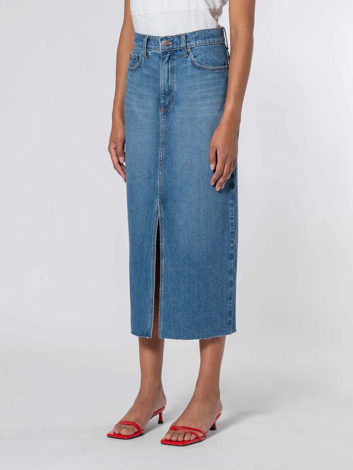 Nobody Denim Avery Skirt in Champion - the tartan fox