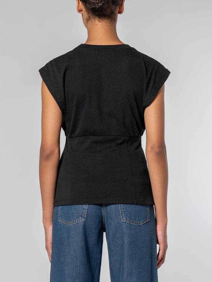 Nobody Denim Bodice Tee in Black - the tartan fox