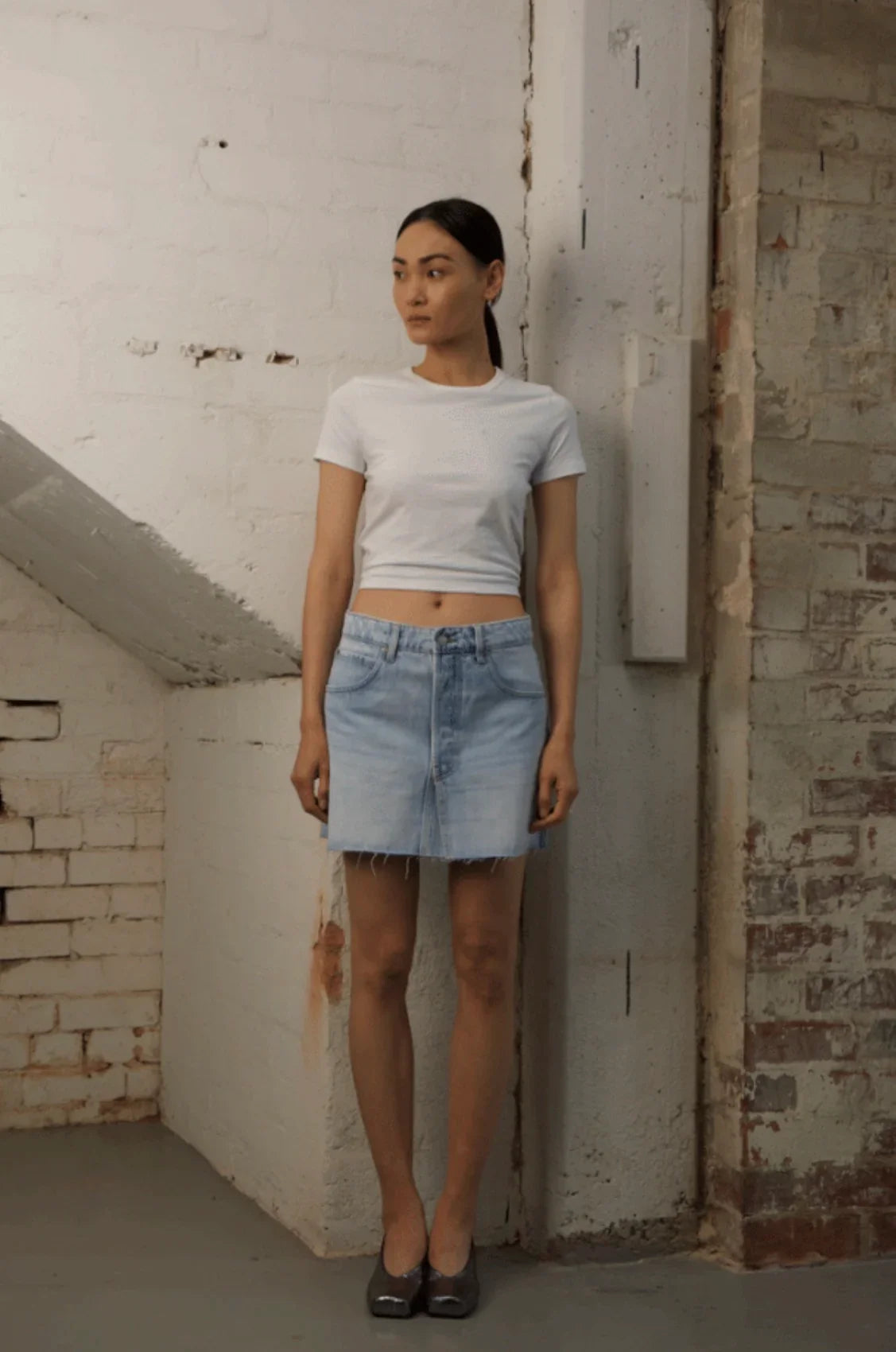 Nobody Denim Eve Skirt Fade