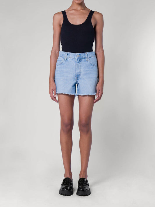 Nobody Denim Hardy Short in Stillwater - the tartan fox