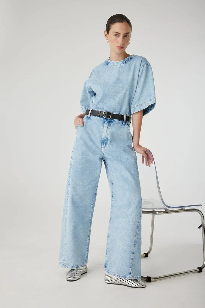 Nobody Denim Luna Jean in Cloud Wash - the tartan fox