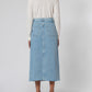 Nobody Denim Mallory Skirt in Indigo Dreams Wash - the tartan fox