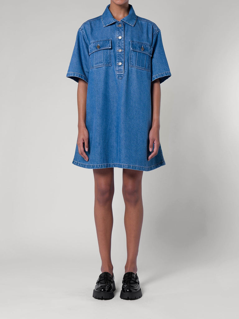 Nobody Denim Margo Dress in Glory - the tartan fox