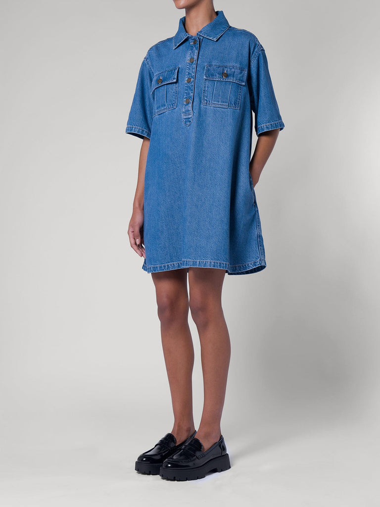 Nobody Denim Margo Dress in Glory - the tartan fox