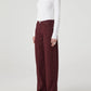 Nobody Denim Misha Jean in Oxblood - the tartan fox