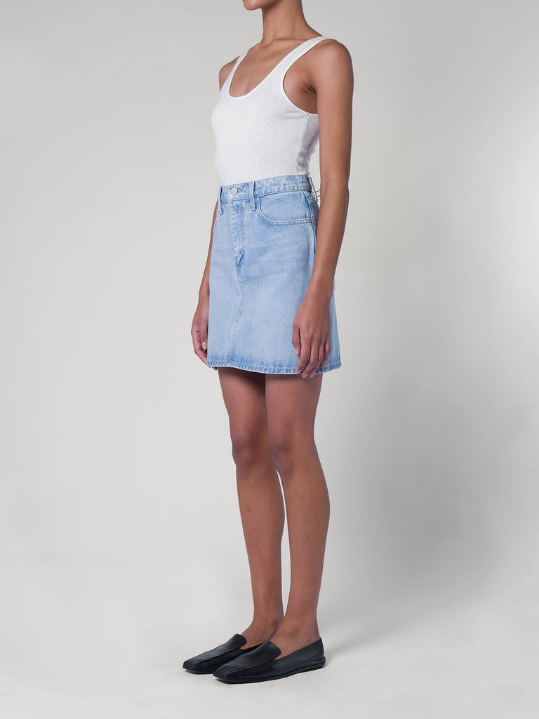 Nobody Denim Piper Skirt in Indigo Dreams - the tartan fox