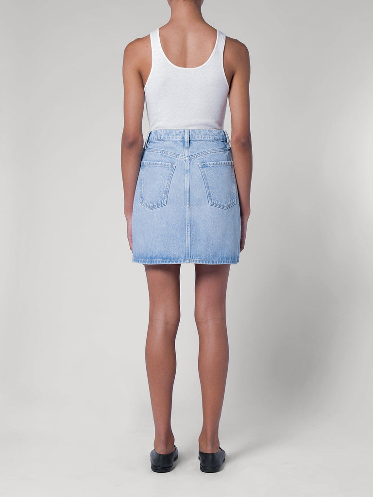 Nobody Denim Piper Skirt in Indigo Dreams - the tartan fox