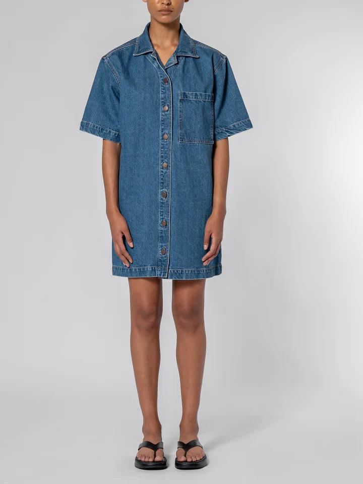 Nobody Denim Priya Dress Champion - the tartan fox