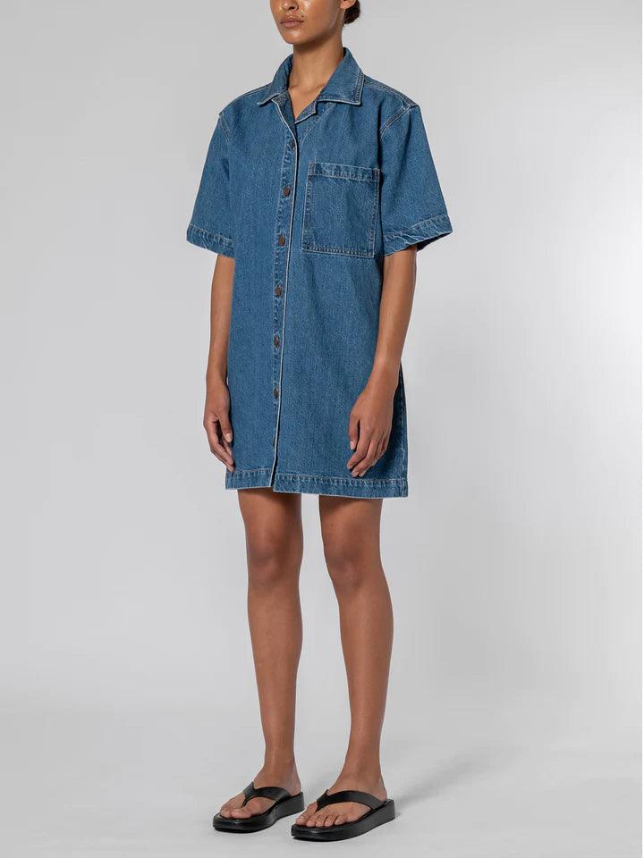 Nobody Denim Priya Dress Champion - the tartan fox