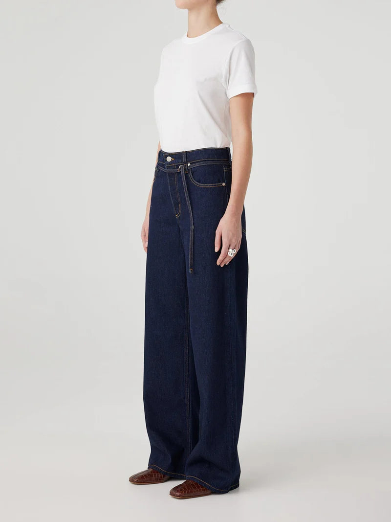 Nobody Denim Sasha Jean in Pure Blue - the tartan fox