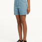 Nobody Denim Sophie Drawcord Short in Saunter - the tartan fox