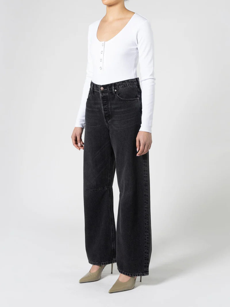 Nobody Denim Vera Jean Vintage Black - the tartan fox