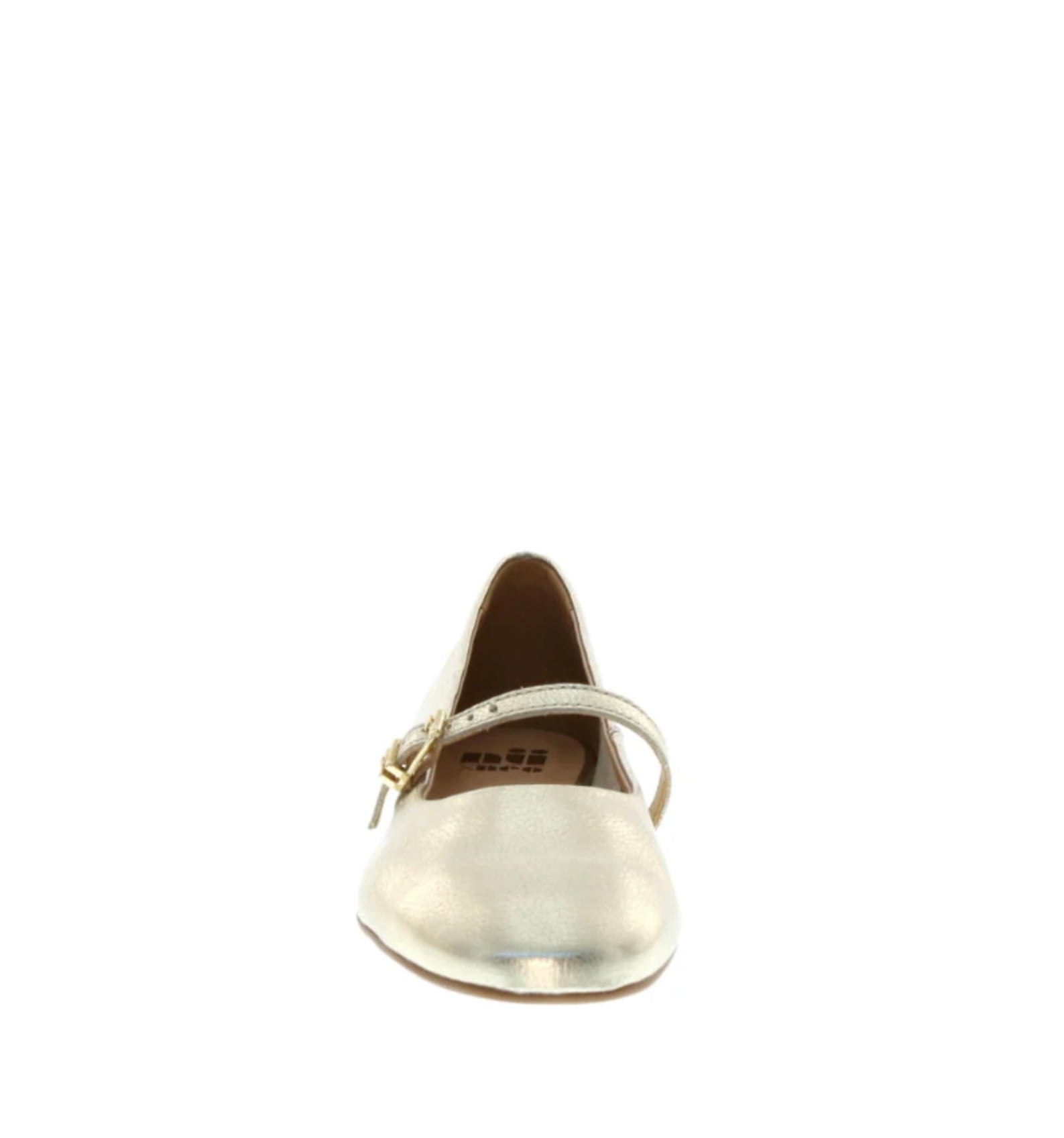 Nu x Neo Noa Ballet Flat in Gold - the tartan fox
