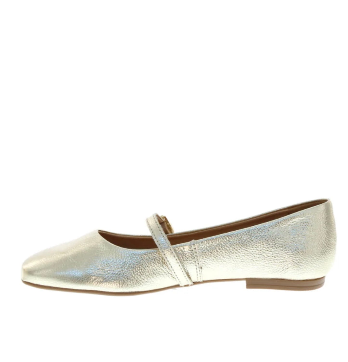 Nu x Neo Noa Ballet Flat in Gold - the tartan fox