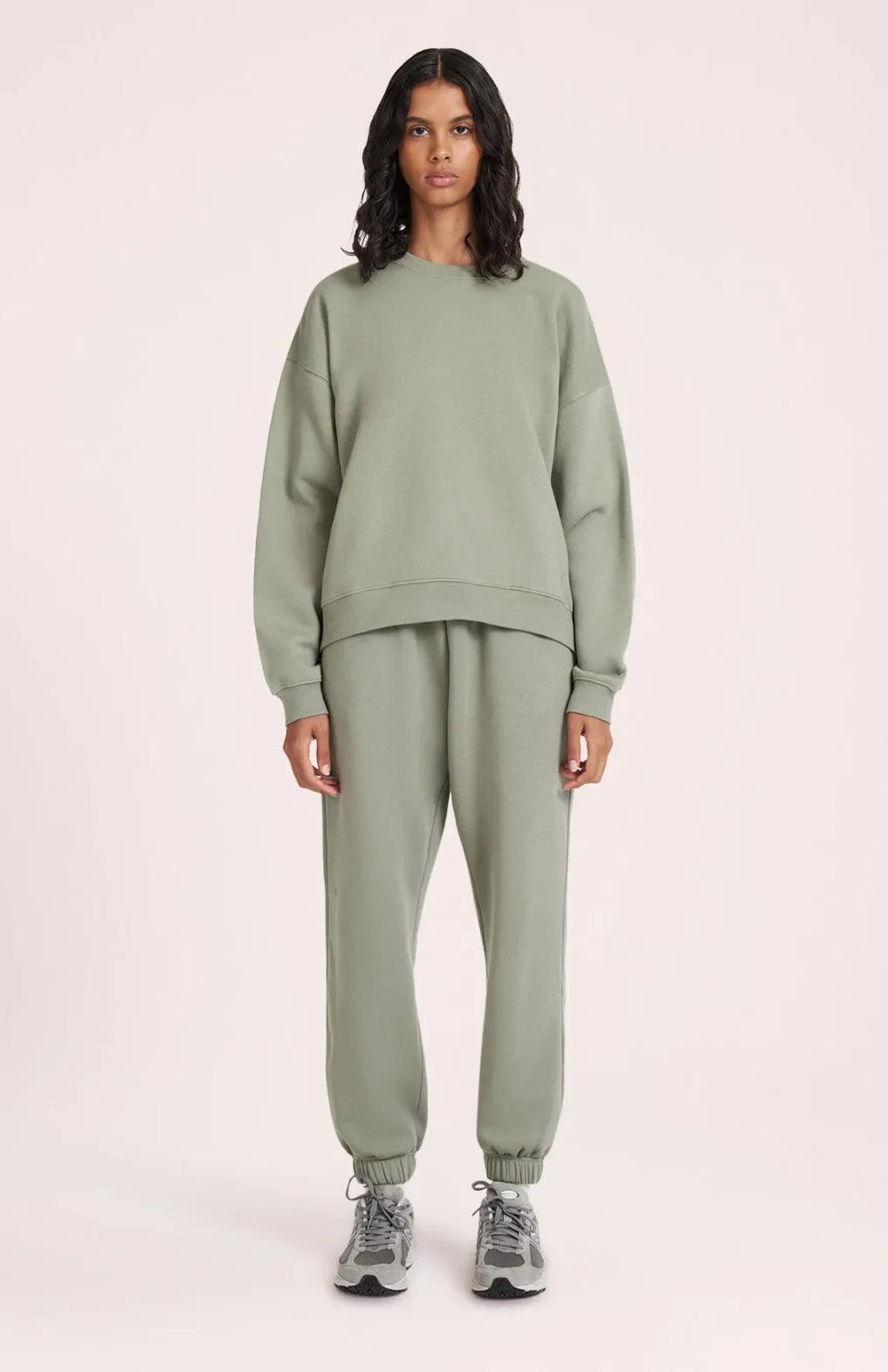 Nude Lucy Carter Curated Sweat in Fog - the tartan fox