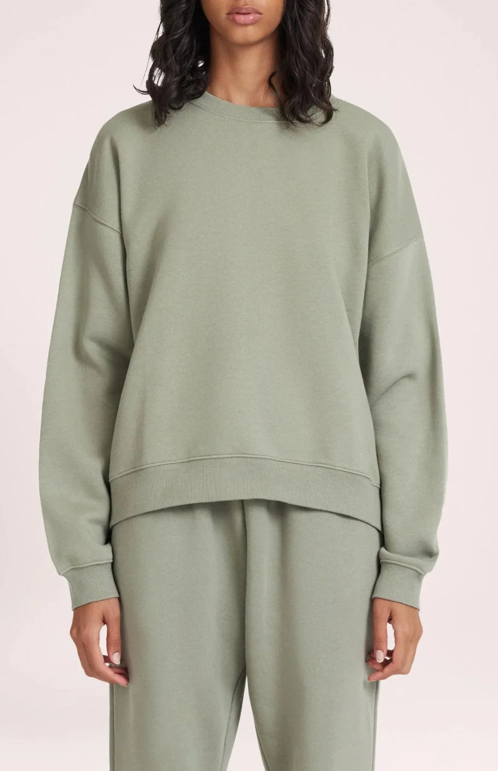 Nude Lucy Carter Curated Sweat in Fog - the tartan fox