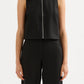 Nude Lucy Dalia Linen Vest in Black - the tartan fox