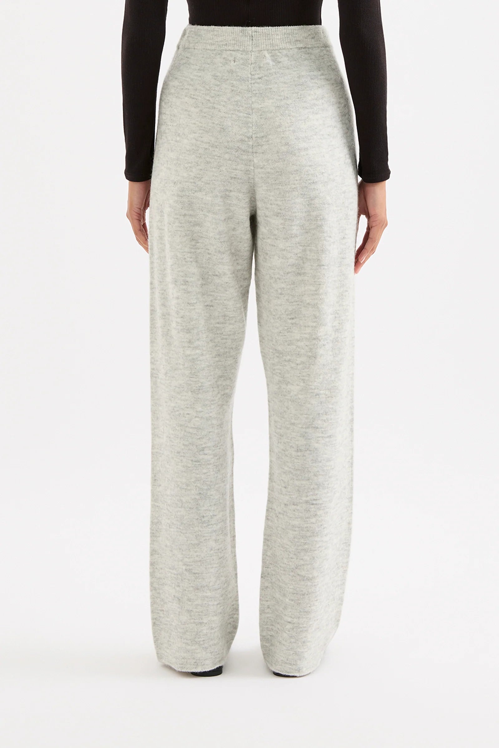 Nude Lucy Dallas Knit Pant in Grey Marle - the tartan fox