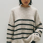 Nude Lucy Elias Stripe Knit in Oatmeal Stripe - the tartan fox