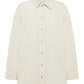 Nude Lucy Esme Denim Overshirt in Natural - the tartan fox