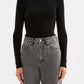 Nude Lucy Florence Merino Skivvy in Black - the tartan fox
