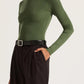 Nude Lucy Florence Merino Skivvy in Grass - the tartan fox