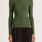 Nude Lucy Florence Merino Skivvy in Grass - the tartan fox