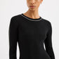 Nude Lucy Gaia Knit Maxi Dress in Black - the tartan fox