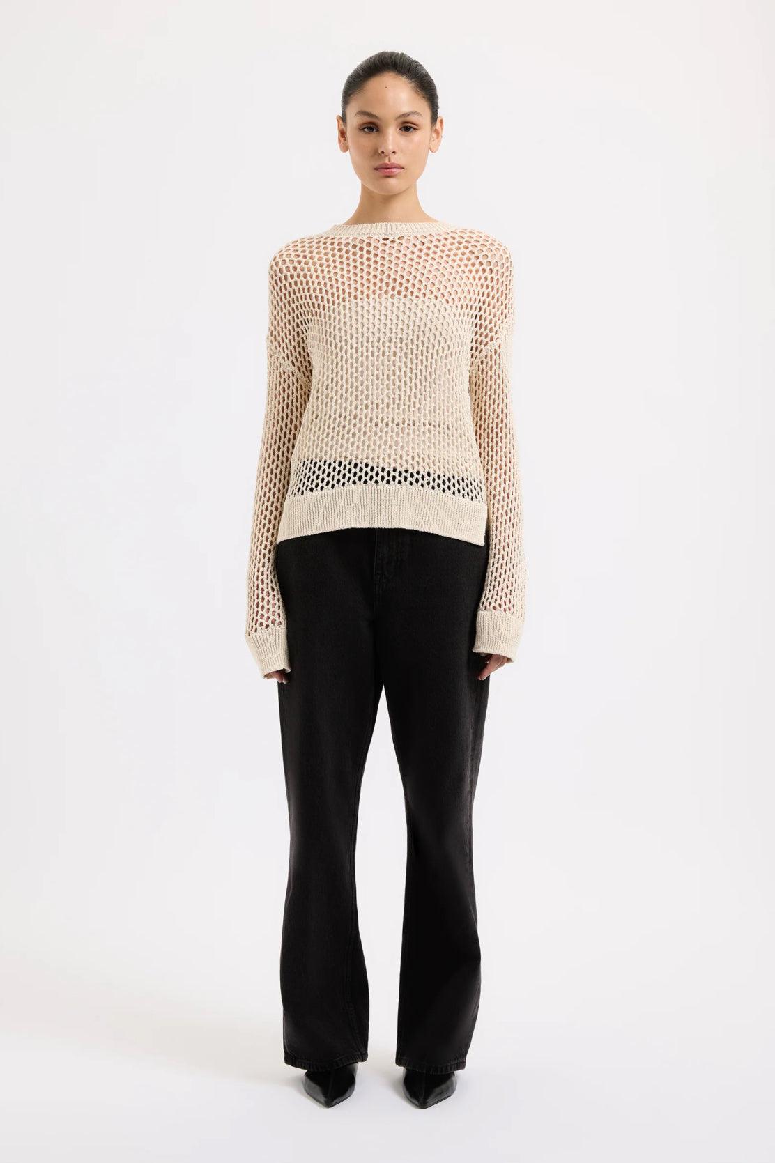 Nude Lucy Garcia Crochet Knit in Natural - the tartan fox