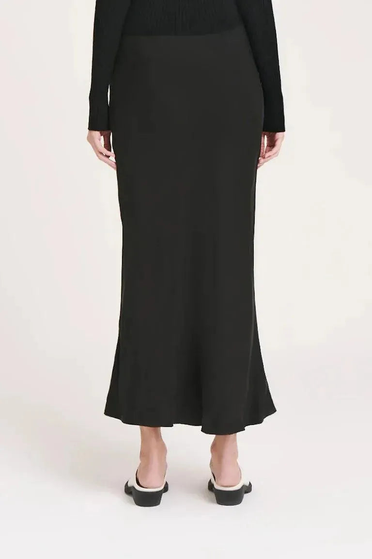 Nude Lucy Ines Cupro Skirt in Black - the tartan fox