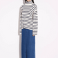 Nude Lucy Kai Turtleneck in Navy Stripe - the tartan fox