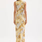 Nude Lucy Lumine Mesh Maxi Dress in Lumine - the tartan fox