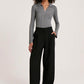 Nude Lucy Manon Tailored Pant in Black - the tartan fox