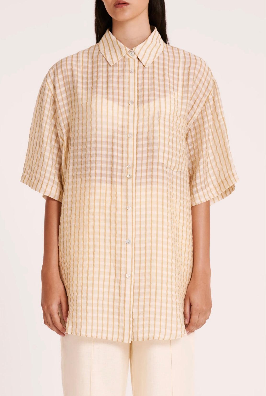 Nude Lucy Meadow Shirt in Honey Plaid - the tartan fox