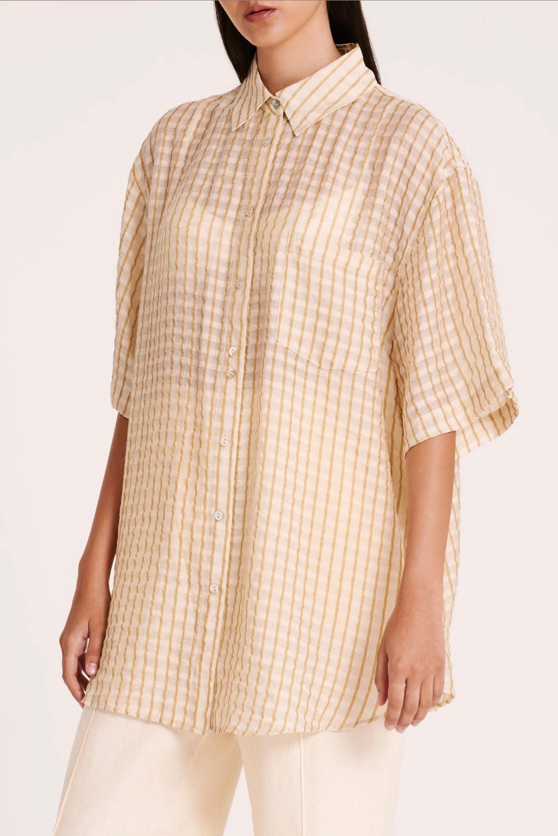 Nude Lucy Meadow Shirt in Honey Plaid - the tartan fox