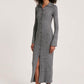 Nude Lucy Noemi Knit Dress in Pebble - the tartan fox