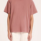 Nude Lucy Organic Boyfriend Tee in Russet - the tartan fox